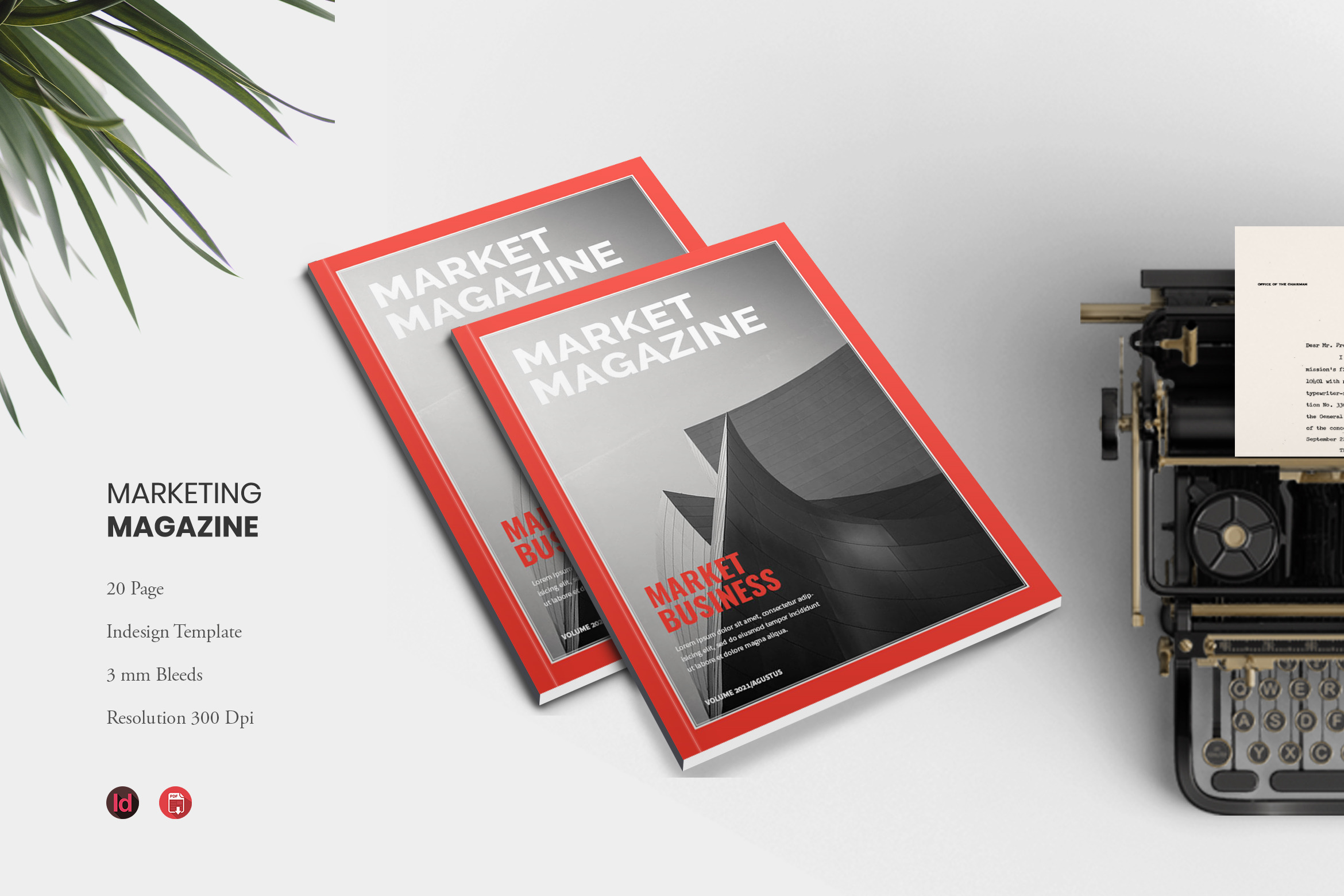 Marketing Magazine, a Magazine Template by AQR Studio