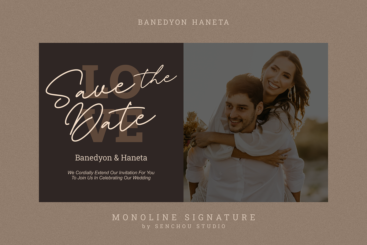 Banedyon Haneta, a Script Font by Creative Keelik (Photo 3 of 8)