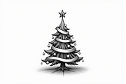 Festive Christmas Tree Silhouette Bu, an Illustration by Artivon (Thumbnail 15 of 21)