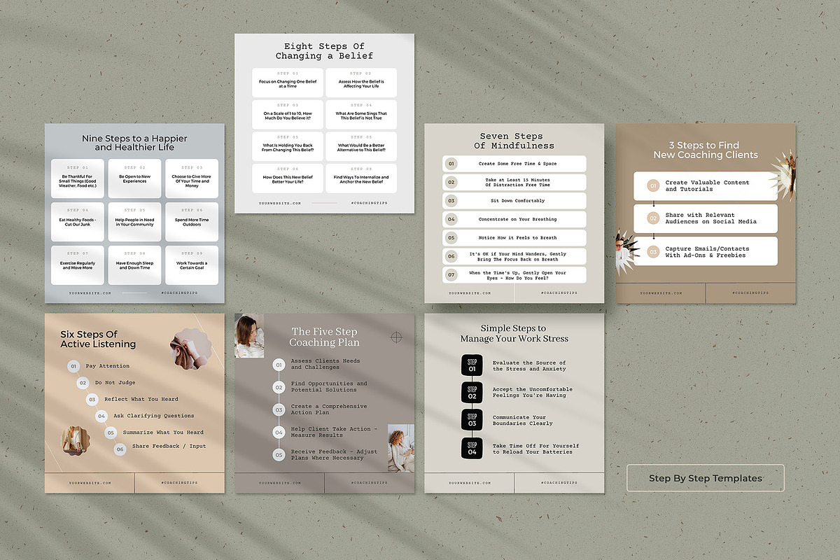 Elegant Coaching Social Media Kit, a Social Media Template by AndrewPixel (Photo 17 of 31)