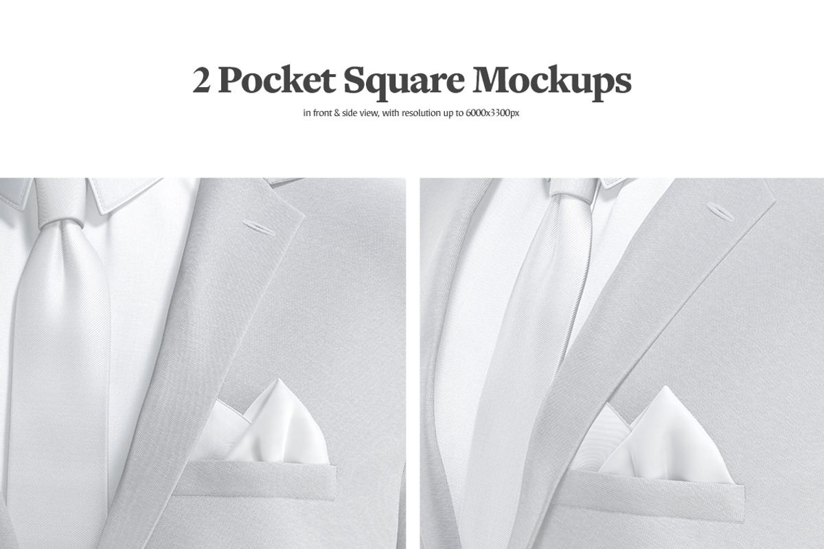 Pocket Square Mockups, an Apparel Mockup by rebrandy (Photo 2 of 8)