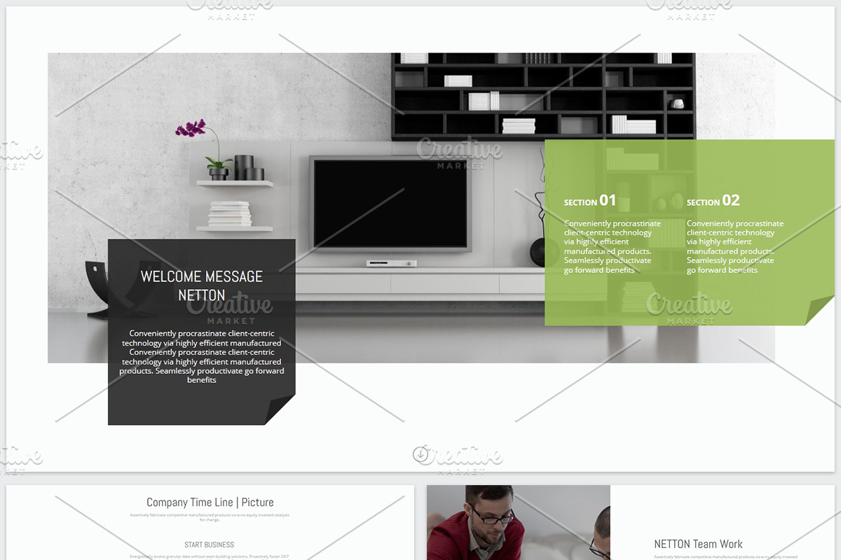 Netton Business Theme, a Presentation Template by Raffel Themes (Photo 3 of 4)