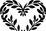 Decorative Heart Silhouette Bundle, an Illustration by Designs_River (Thumbnail 27 of 45)