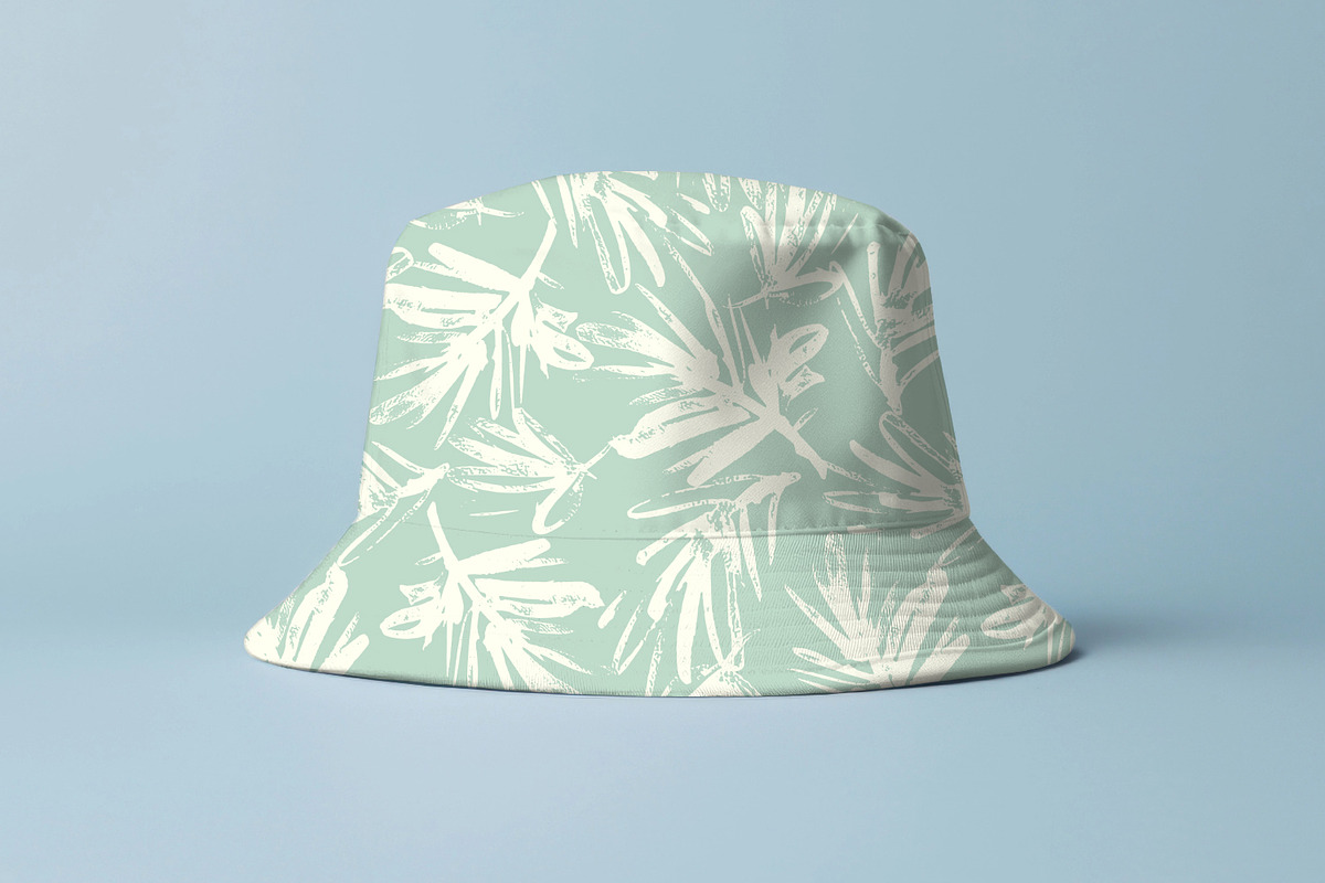 Summer Painted Palm Leaves, a Wallpaper Graphic by MalyskaStudio (Photo 6 of 15)