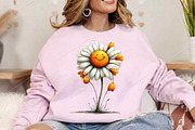 Quirky Flowers Funny Clipart Bundle, an Illustration by Canvas Craft (Thumbnail 4 of 7)