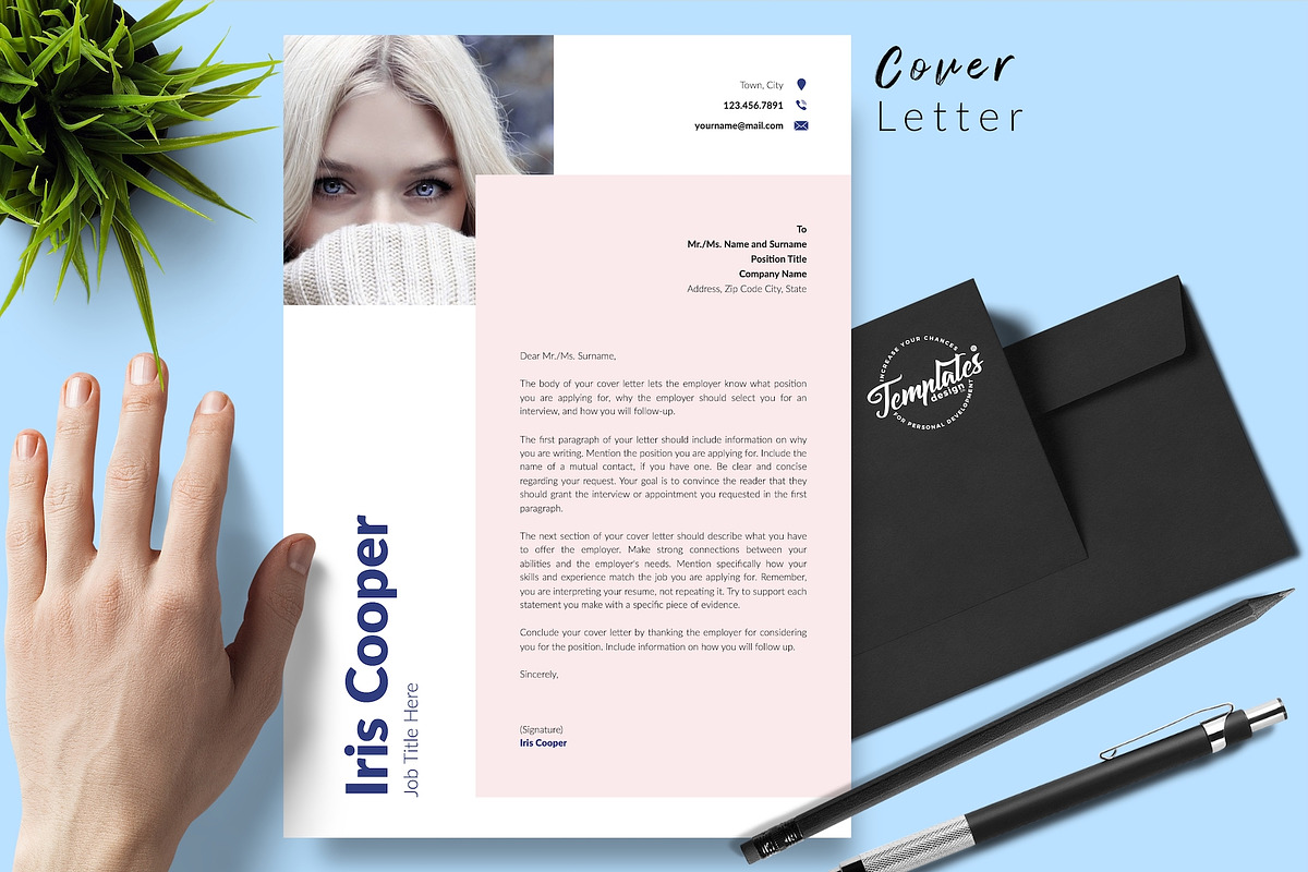 Modern Resume Template / CV - Iris, a Resume Template by Templates Design Co. (Photo 5 of 17)
