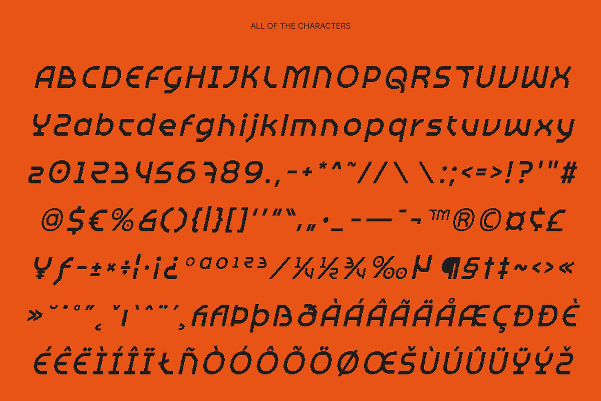 CS General Pixel, a Sans Serif Font by Craft Supply Co. (Photo 8 of 8)