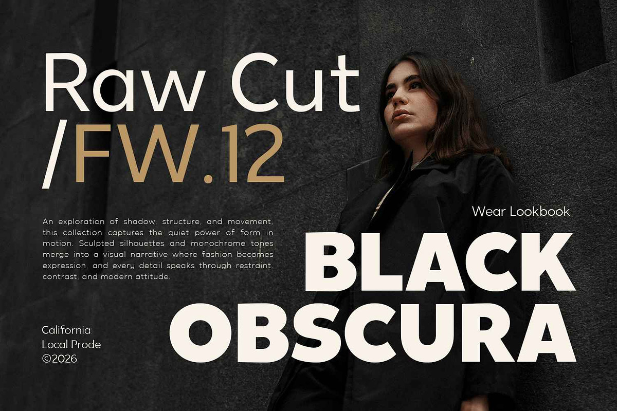 Gloft - Geometric Font Family, a Sans Serif Font by Umitype (Photo 4 of 8)