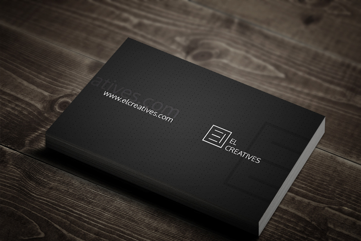 Clean Dark Business Card, a Business Card Template by bouncy (Photo 4 of 4)
