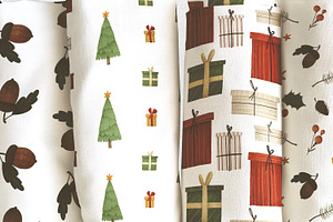 Christmas Digital Papers, Patterns