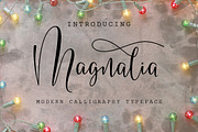 Magnalia Font Script, a Script Font by Khalidin.Ink (Thumbnail 1 of 8)