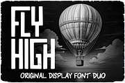 Fly High Font Duo, a Handwritten Font by JumboDesign (Thumbnail 1 of 6)