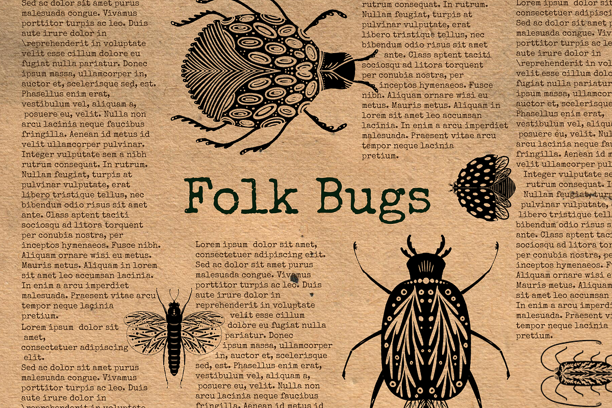 Bugs - set of PNG & EPS images, an Object Graphic by saturday.sketch (Photo 1 of 6)