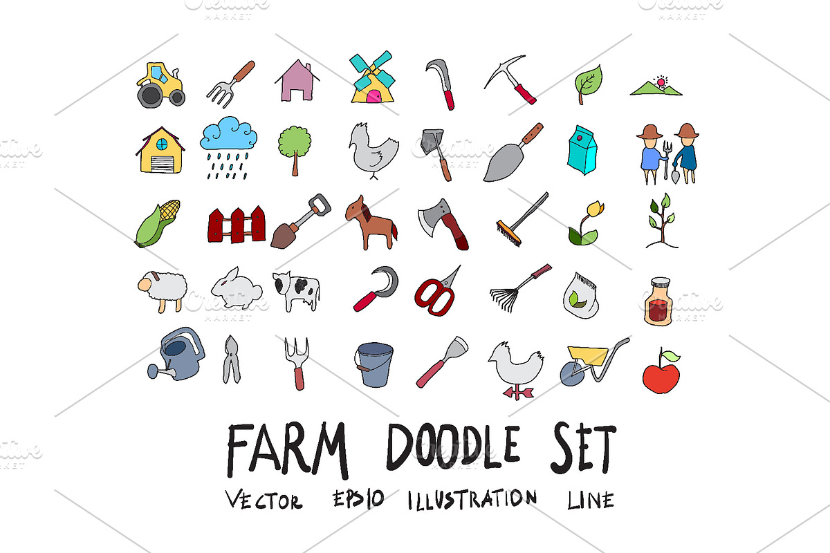 15151 in 1 Doodle Giant bundle, an Object Illustration by TKDoodle (Photo 30 of 144)