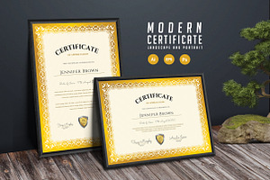 477. Modern Certificate Template