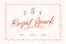 Royal Spark - Handwritten Ink Font