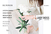 LADY BOSS. MEGA BUNDLE!, a Social Media Template by OntheMoon (Thumbnail 3 of 16)