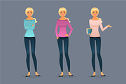 Girls with different hairstyles, an Illustration by SonneLeo (Thumbnail 2 of 2)