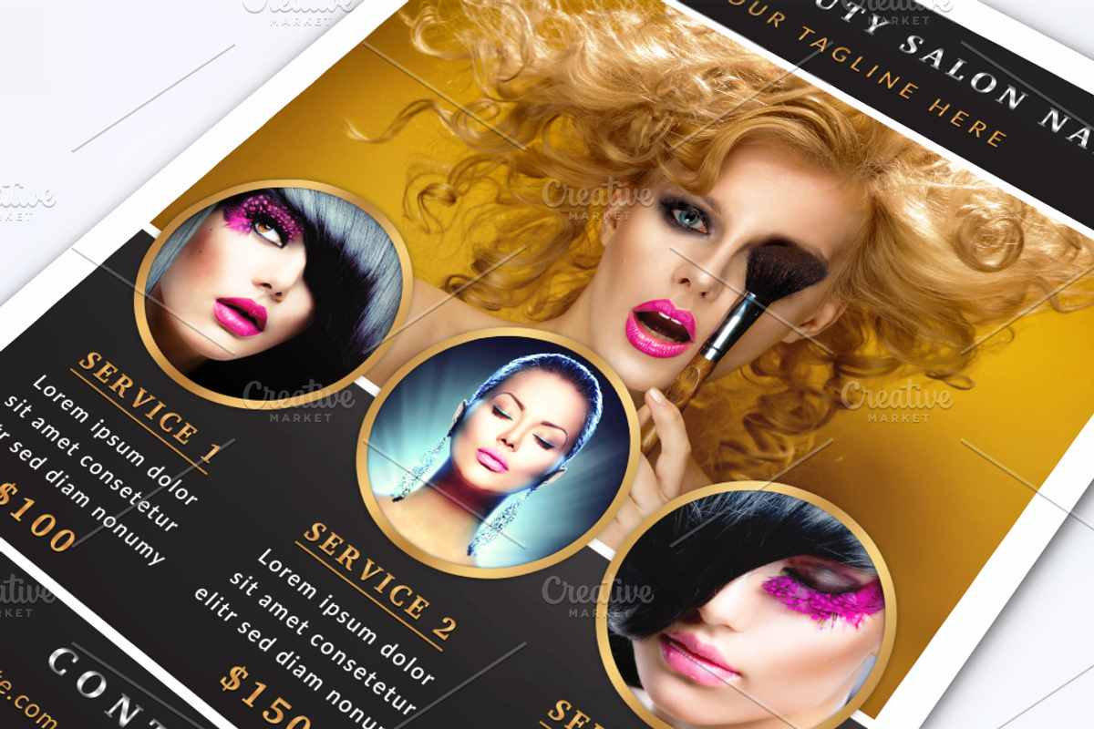 Beauty Flyer Template, a Flyer Template by NM-Design-Studio (Photo 2 of 3)