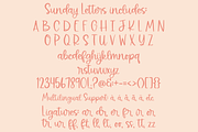 Sunday Letters, Cute Handwriting, a Script Font by Designing Digitals (Thumbnail 2 of 9)
