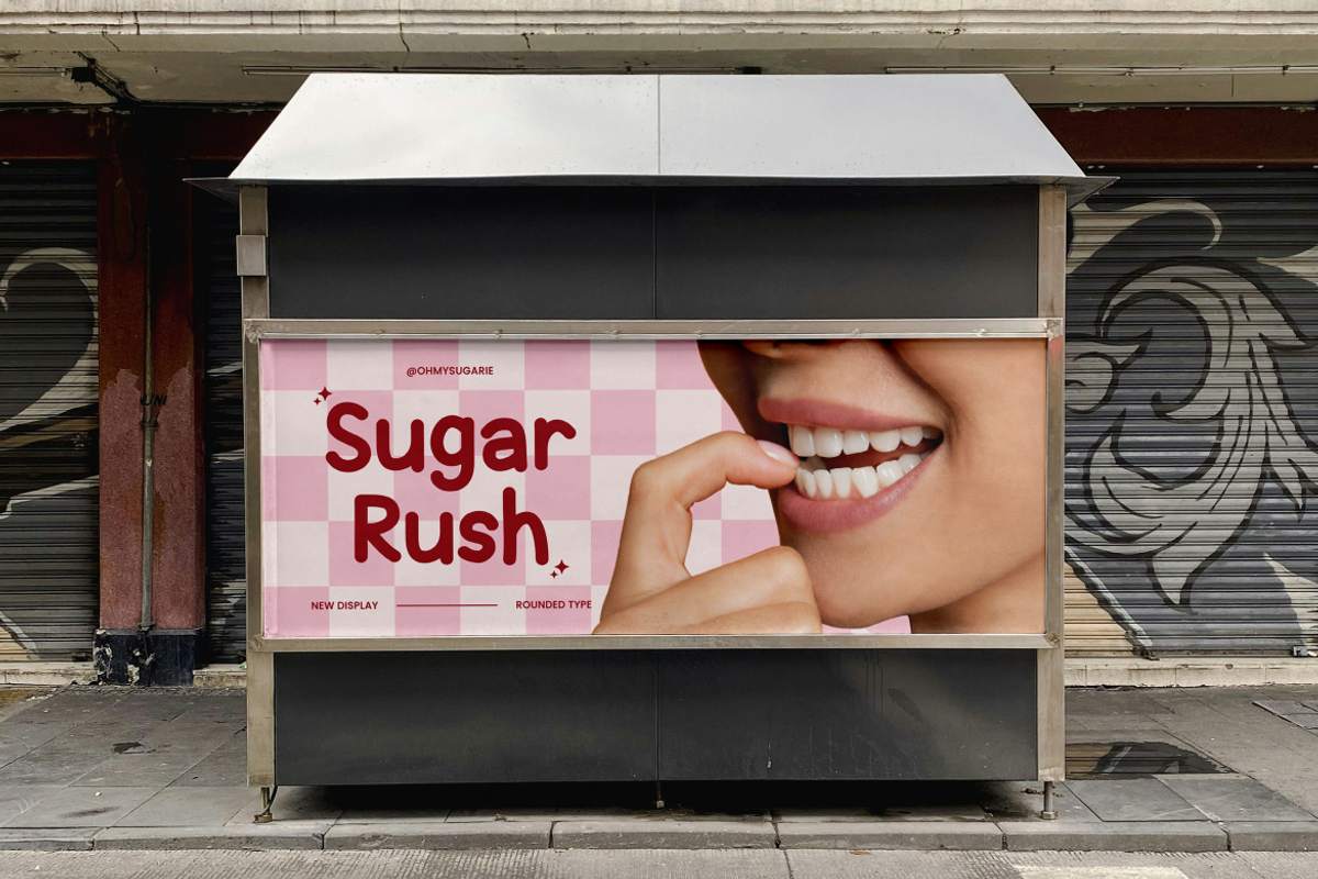 Oh My Sugarié – Fun Display Font, a Sans Serif Font by Studio Moara (Photo 7 of 8)