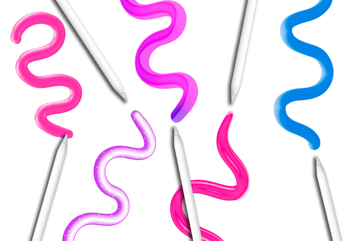 3D and Lettering Procreate Brushset, a Brush Add-On by Eves_Aquadreams (Photo 2 of 5)