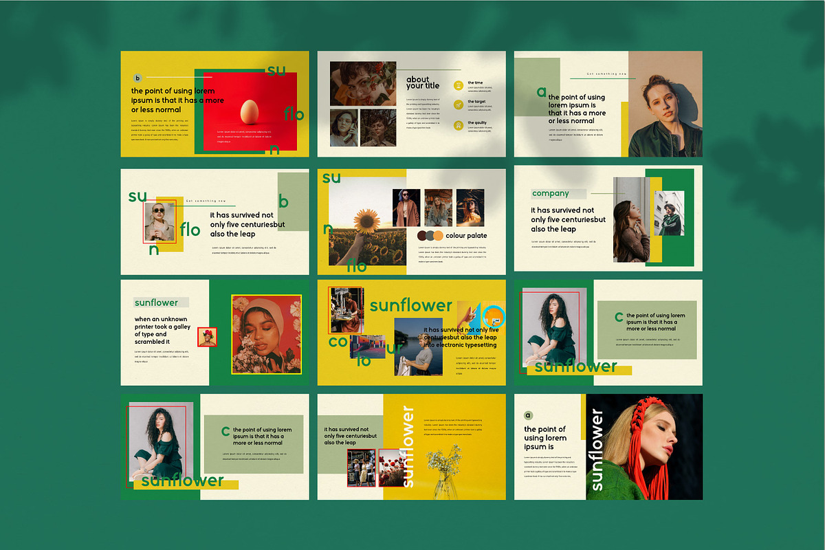 ✨ Sunflower - Keynote, a Presentation Template by Dirtytemp Studio (Photo 10 of 11)
