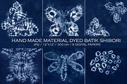Shibori. Material dyed batik., a Texture Graphic by vetre.antanaviciute (Thumbnail 1 of 2)