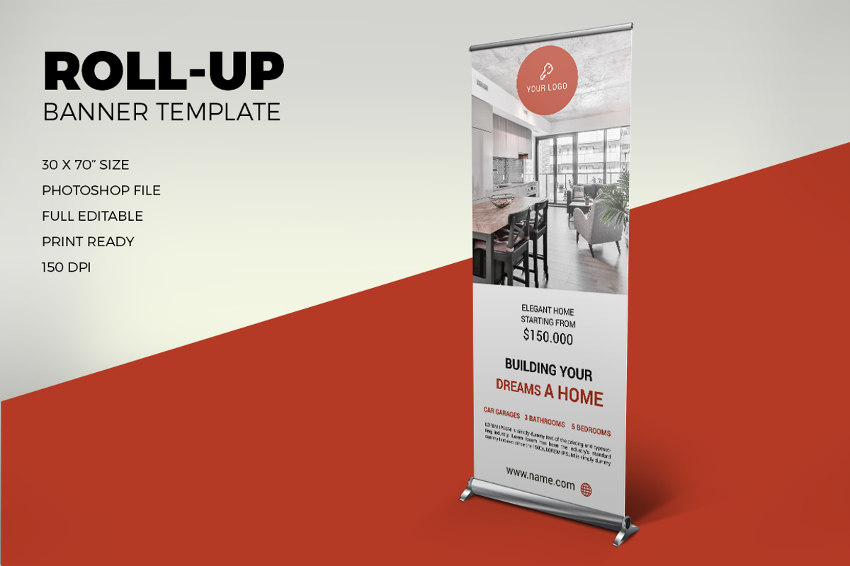 Real Estate Roll-Up Banner - SK, a Presentation Template by UNIK Agency