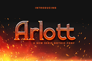 Arlott, a Serif Font by Rishsketch (Thumbnail 1 of 12)