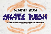 Skate Rush, a Script Font by Ditatype (Thumbnail 11 of 11)