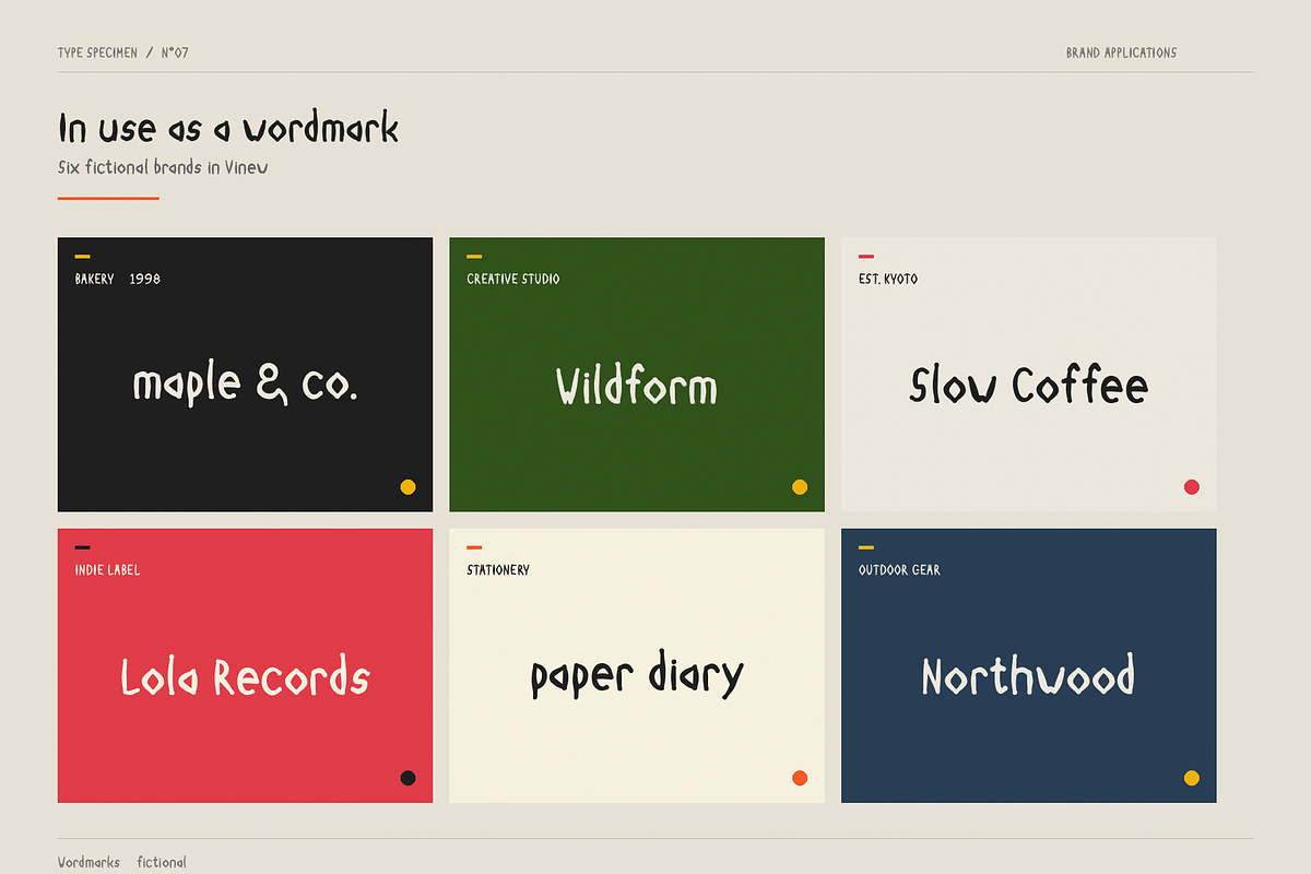 Vinew - Handwritten Display Typeface, a Handwritten Font by Lettra Studio (Photo 6 of 17)
