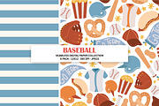 Baseball Sports Seamless Patterns, a Pattern Graphic by Alanna Messina Design Co (Thumbnail 2 of 7)