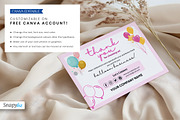 Balloon Business Thank You Card, a Card Template by Snapybiz (Thumbnail 9 of 9)
