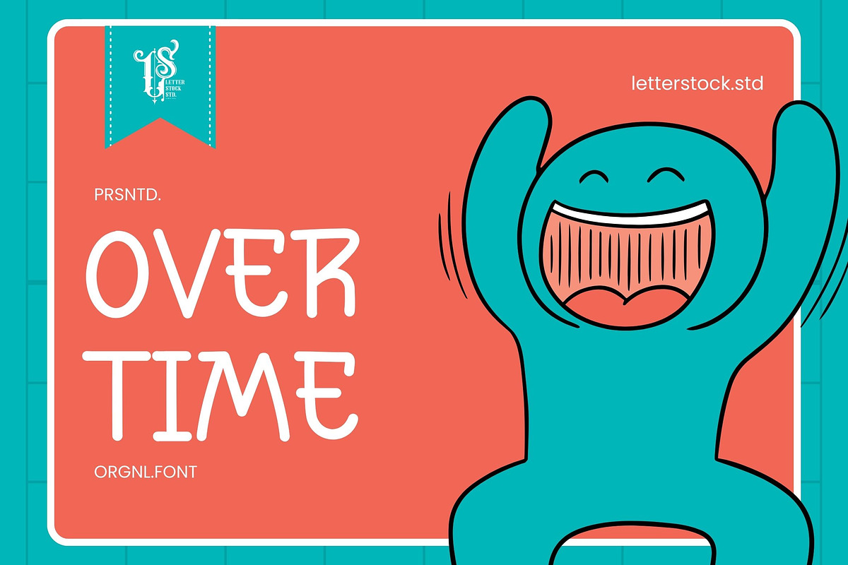 Overtime, a Handwritten Font by LetterStock (Photo 1 of 5)