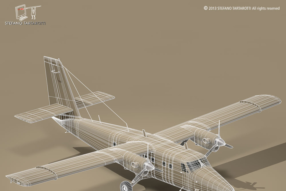 DHC6 Twin Otter, a Cars & Vehicle 3D Model by Tartino 3D models (Photo 8 of 9)