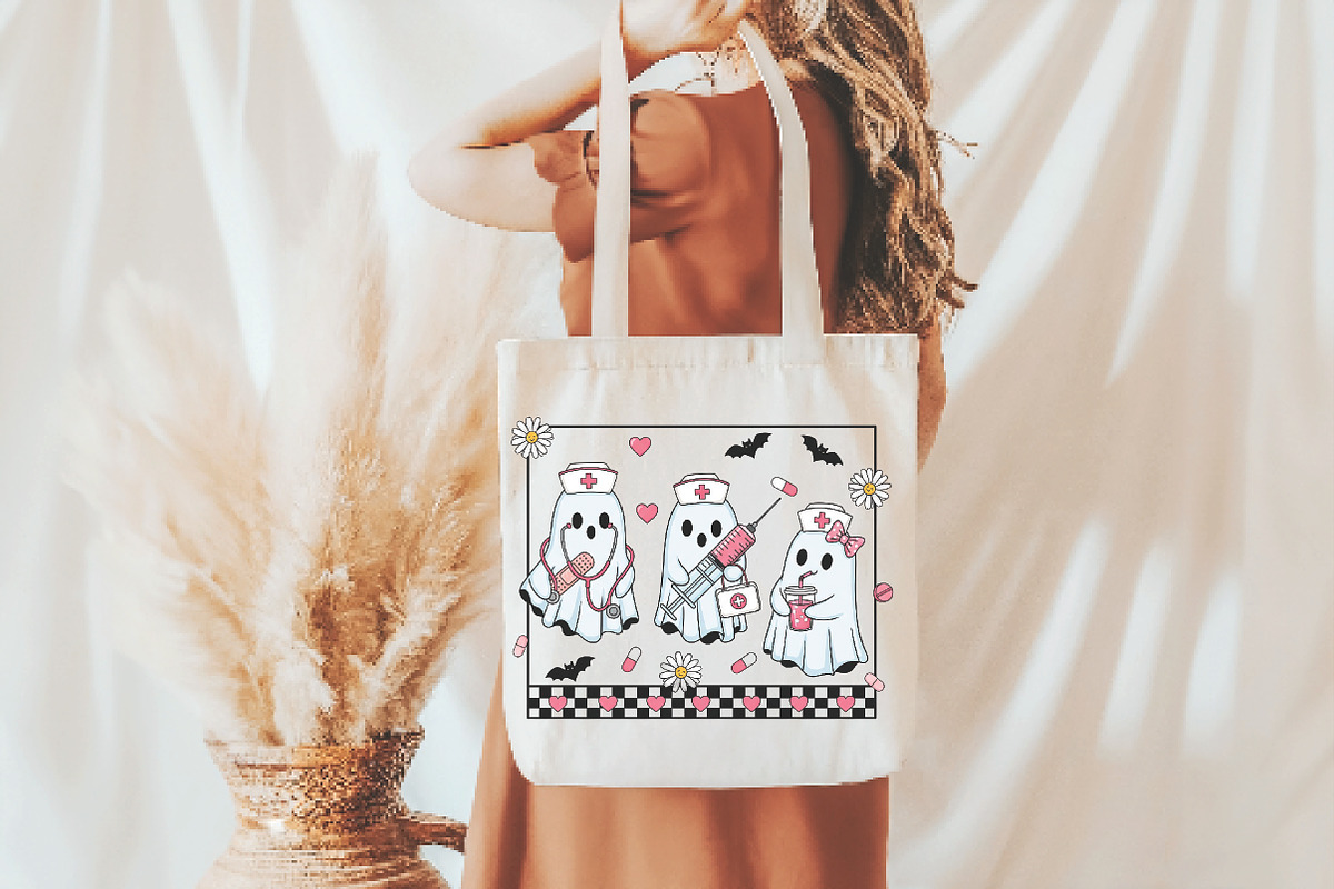 Ghost Nurses PNG, Halloween Nurse PN, an Illustration by Libby Wishes (Photo 2 of 4)