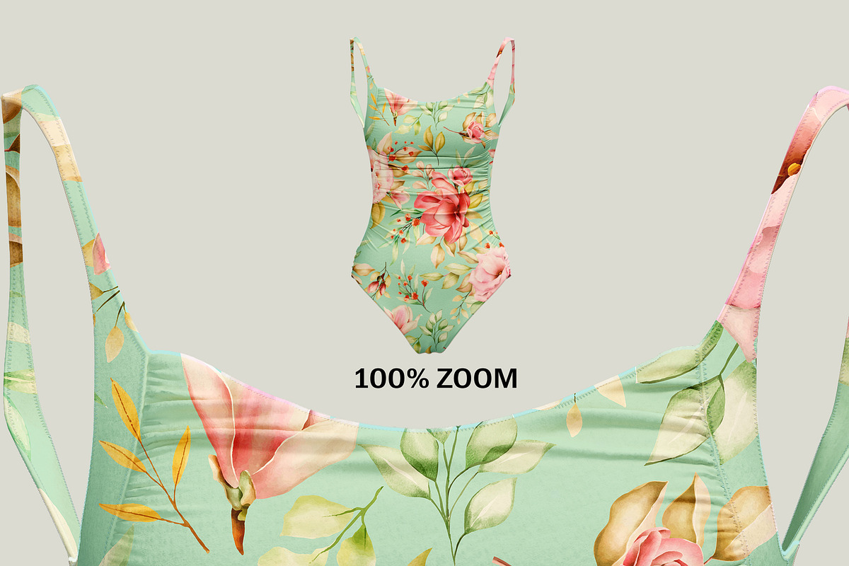 Swimming Suit Mock-up, an Advertising Mockup by PudraART (Photo 2 of 6)