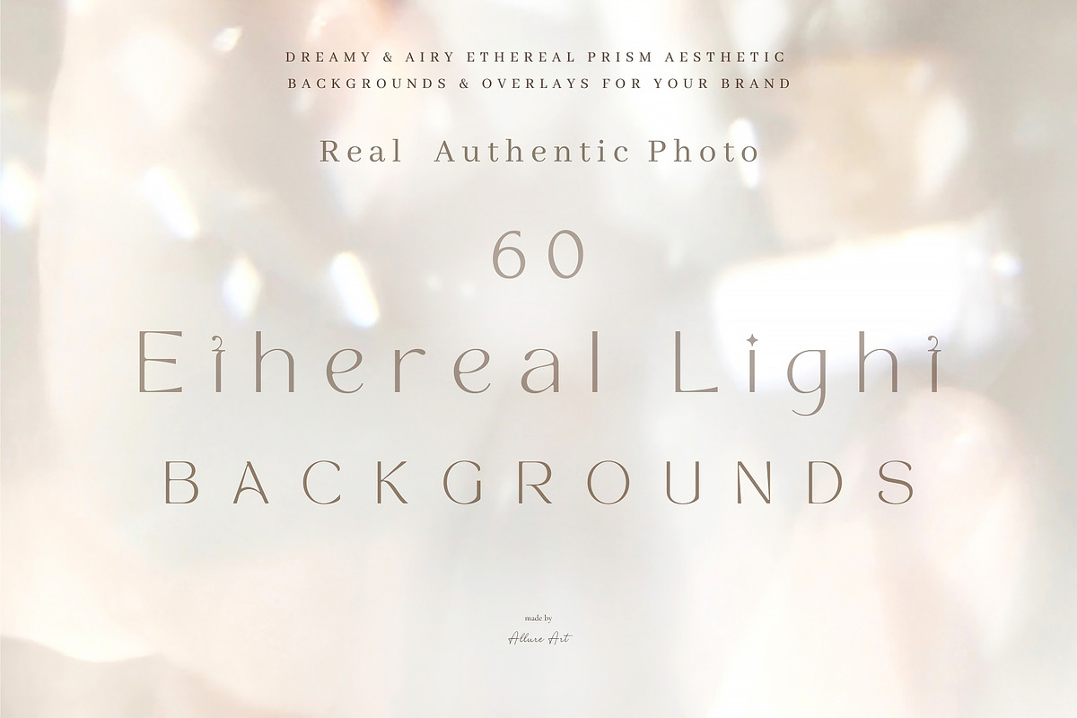 60 Ethereal Light Backgrounds Bundle, an Abstract Photo by Allure Art (Photo 1 of 31)