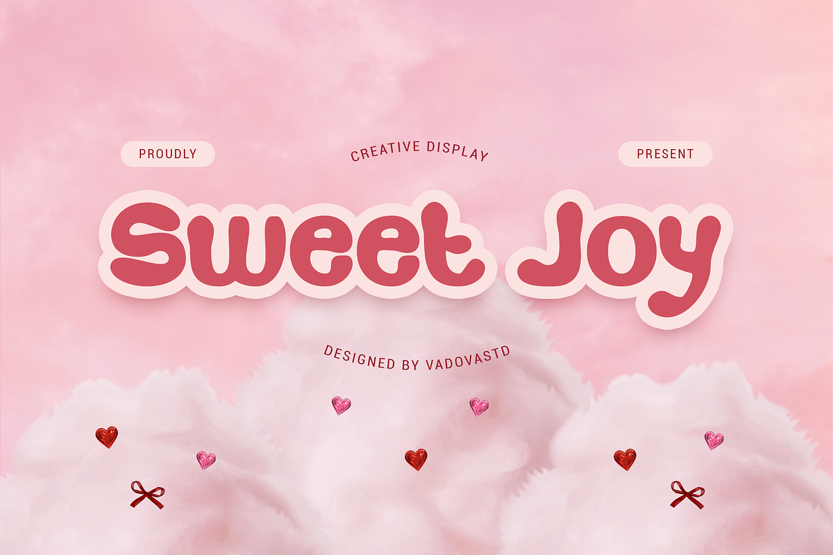 Sweet Joy – Playful Creative Display, a Handwritten Font by Vadovastd (Photo 1 of 6)