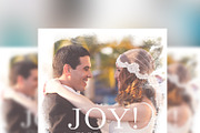 5x7 Joy Celebration Postcard, a Stationery Template by FUN TENT DESIGN (Thumbnail 2 of 3)