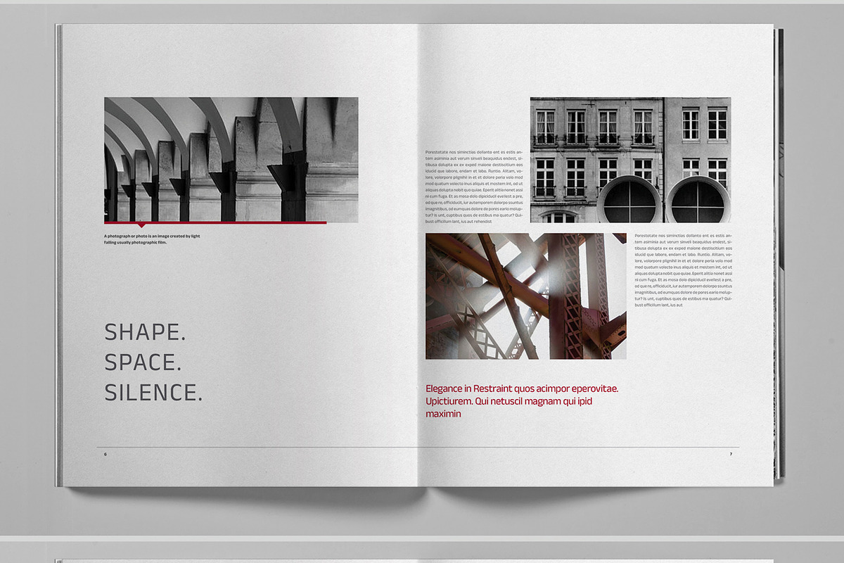 Minimal Lifestyle Brochure Template preview 5