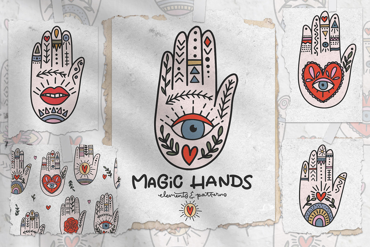 Magic Hands Graphic Collection, an Illustration by CallMeStasia (Photo 1 of 8)