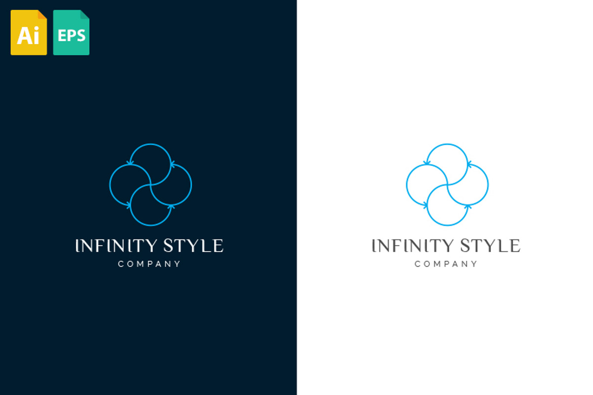 Infinity Style Logo, a Branding & Logo Template by Schneider Design Store (Photo 2 of 2)