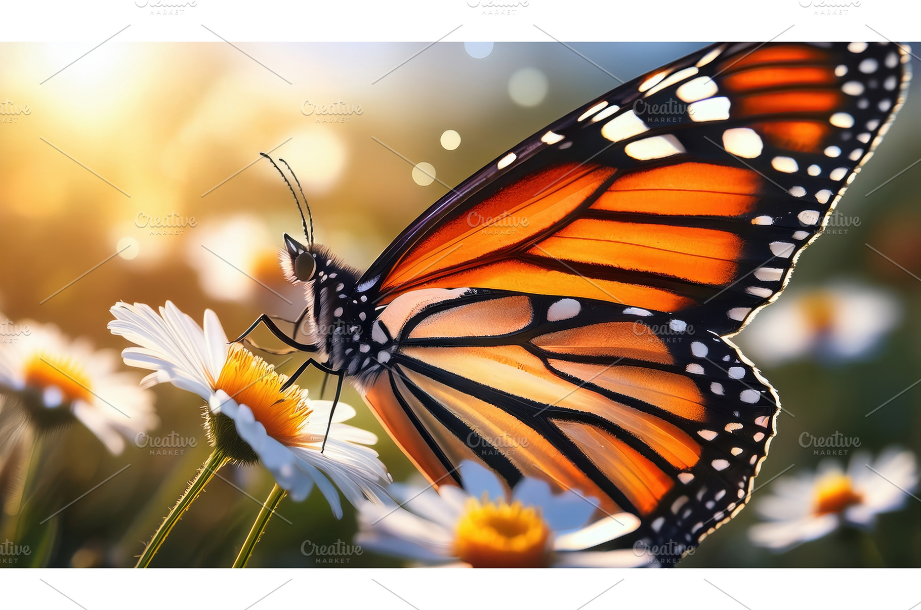 A vibrant monarch butterfly perched, an Animal Photo by Igor Tichonow