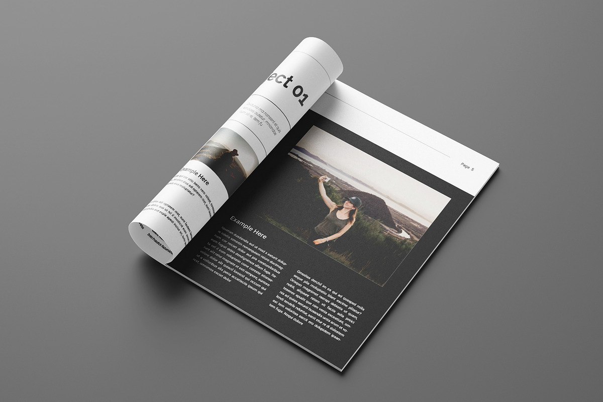Modern Portfolio Template, a Magazine Template by Seeing-art (Photo 3 of 11)
