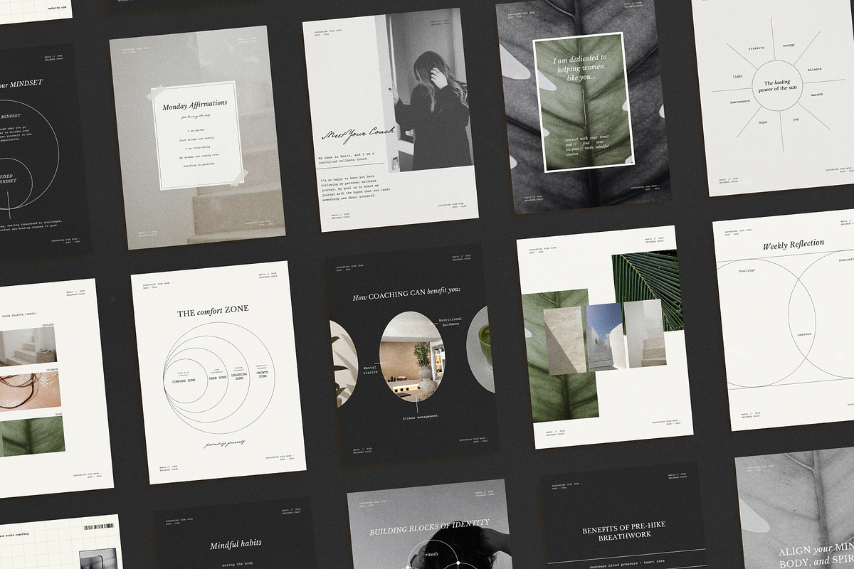 Wellness Social BUNDLE kit|Instagram, a Social Media Template by Esmé Studio (Photo 4 of 8)