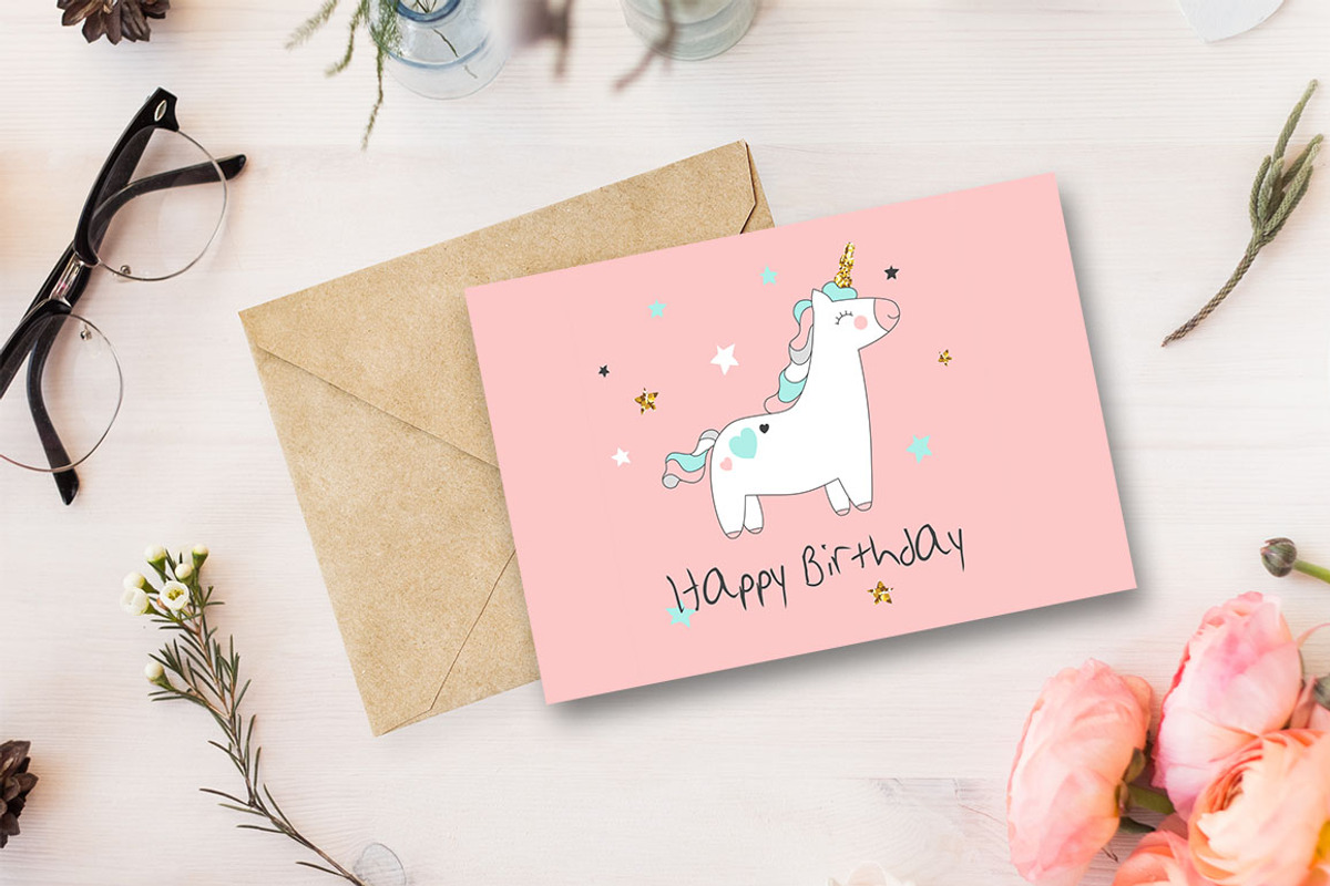 Love and Unicorn magic design, a Decorative Illustration by DinaraChernaya (Photo 8 of 8)