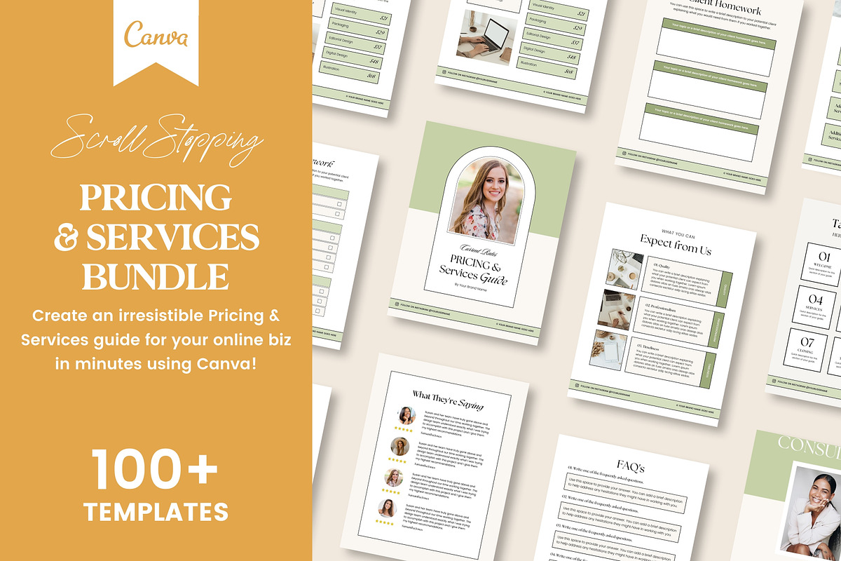 Pricing Guide Templates for Canva, a Brochure Template by Fallon Gerst (Photo 21 of 21)