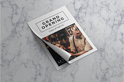 Barber shop opening flyer template, a Social Media Template by fashionaddict (Thumbnail 3 of 4)